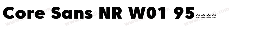 Core Sans NR W01 95字体转换